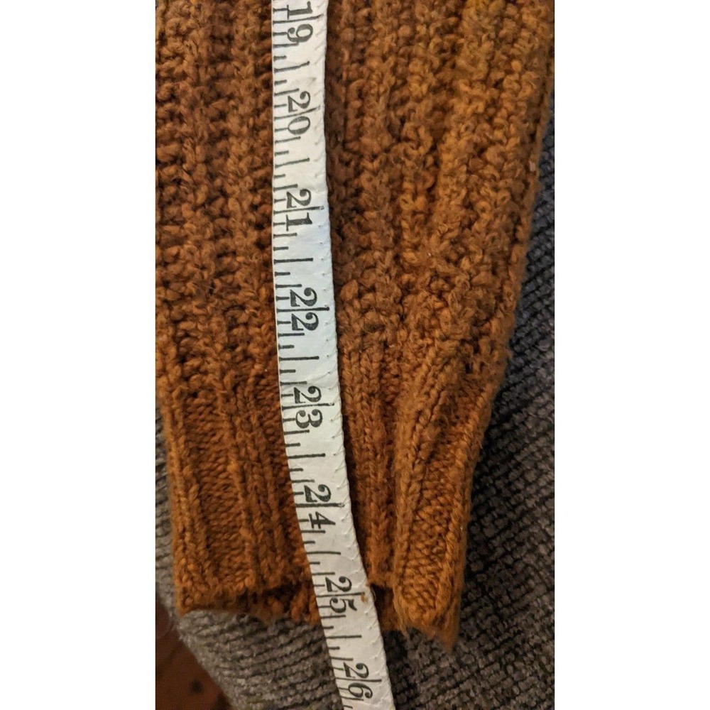 American Eagle Off the Shoulder Orange/Rust Sweater XS - Picture 3 of 6